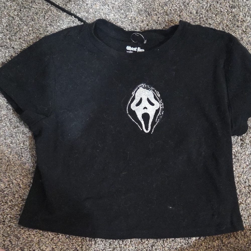 Bioworld Halloween Ghostface / Scream Cropped T-Shirt
